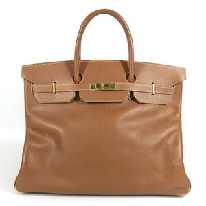 HERMES Birkin 40 Tote Bag, 40, Handbag, Epsom Leather, Men's & Women's, Gold ...